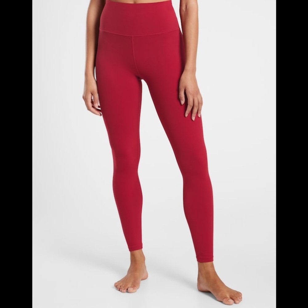 Athleta Red Leggings- Size XS